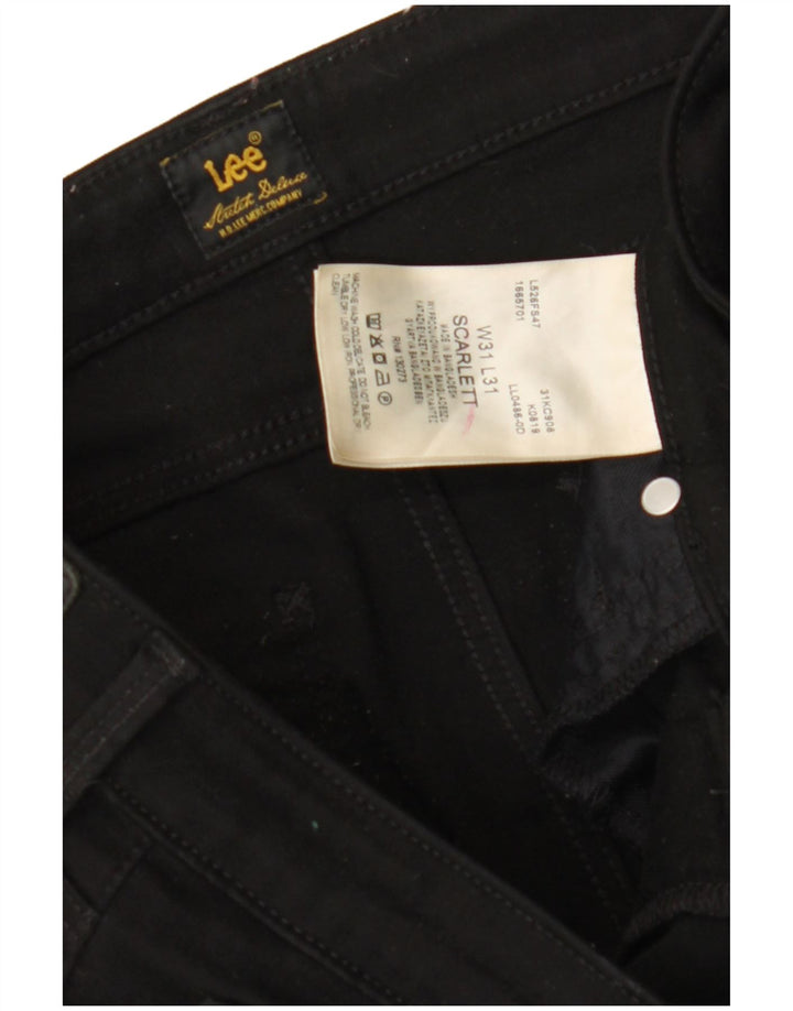 LEE Womens Scarlett Slim Jeans W31 L27 Black Cotton Vintage Lee and Second-Hand Lee from Messina Hembry 