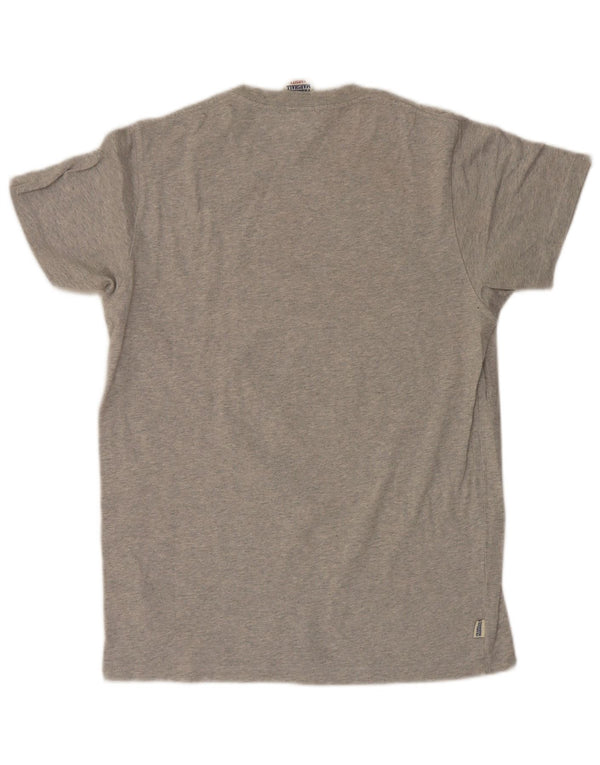 Franklin Marshall Camiseta gráfica para hombre Top Algodón gris medio