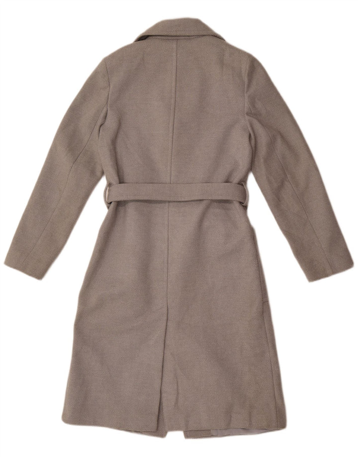 Marks & Spencer Abrigo para mujer UK 8 Pequeño Poliéster gris