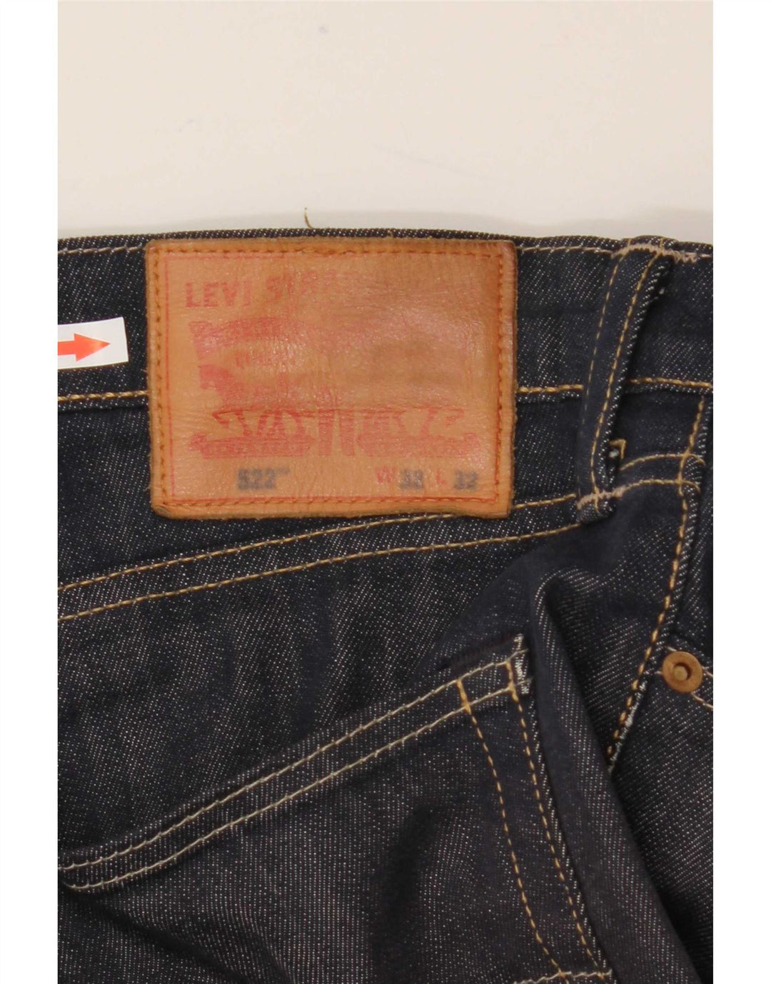 Levi's Jeans rectos 522 para hombre W32 L32 Algodón azul marino