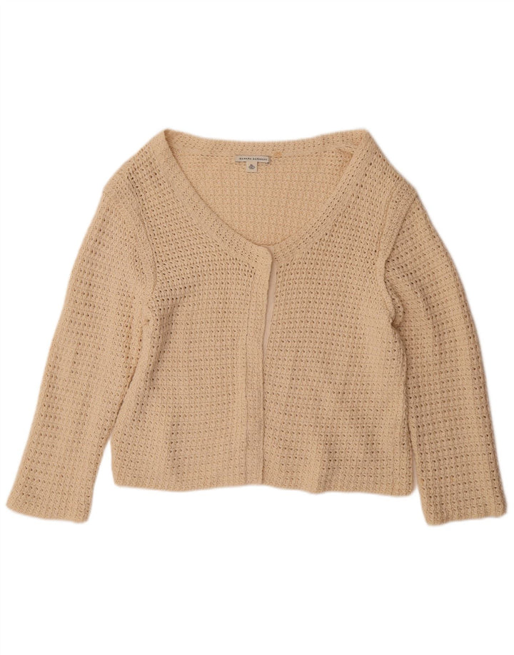 BANANA REPUBLIC Suéter Cárdigan para Mujer UK 40 XL Algodón Beige