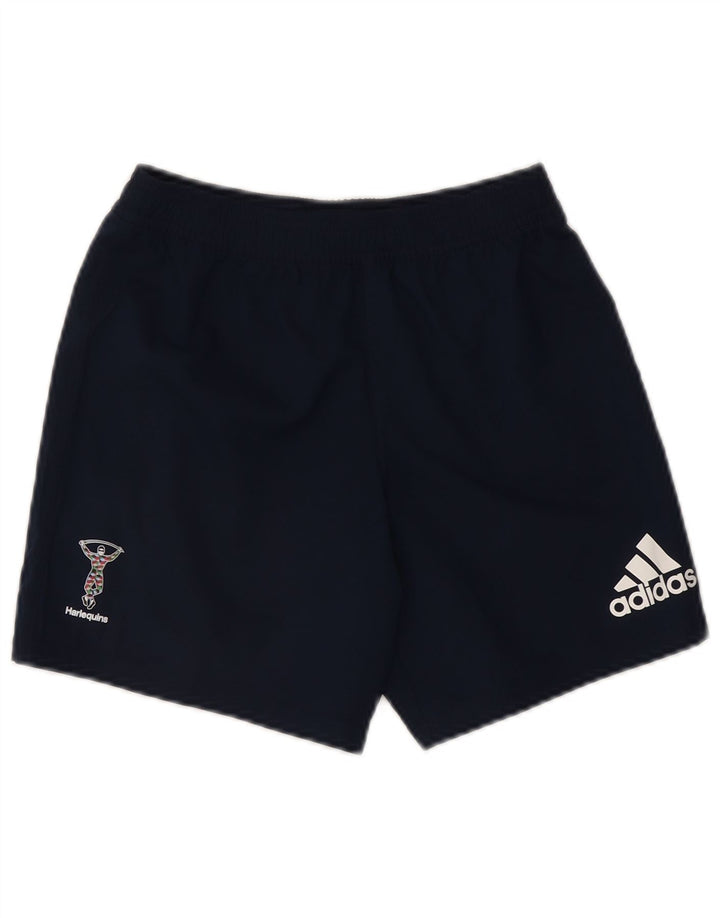 Adidas Mens Graphic Sport Shorts Pequeño Azul Marino Poliéster
