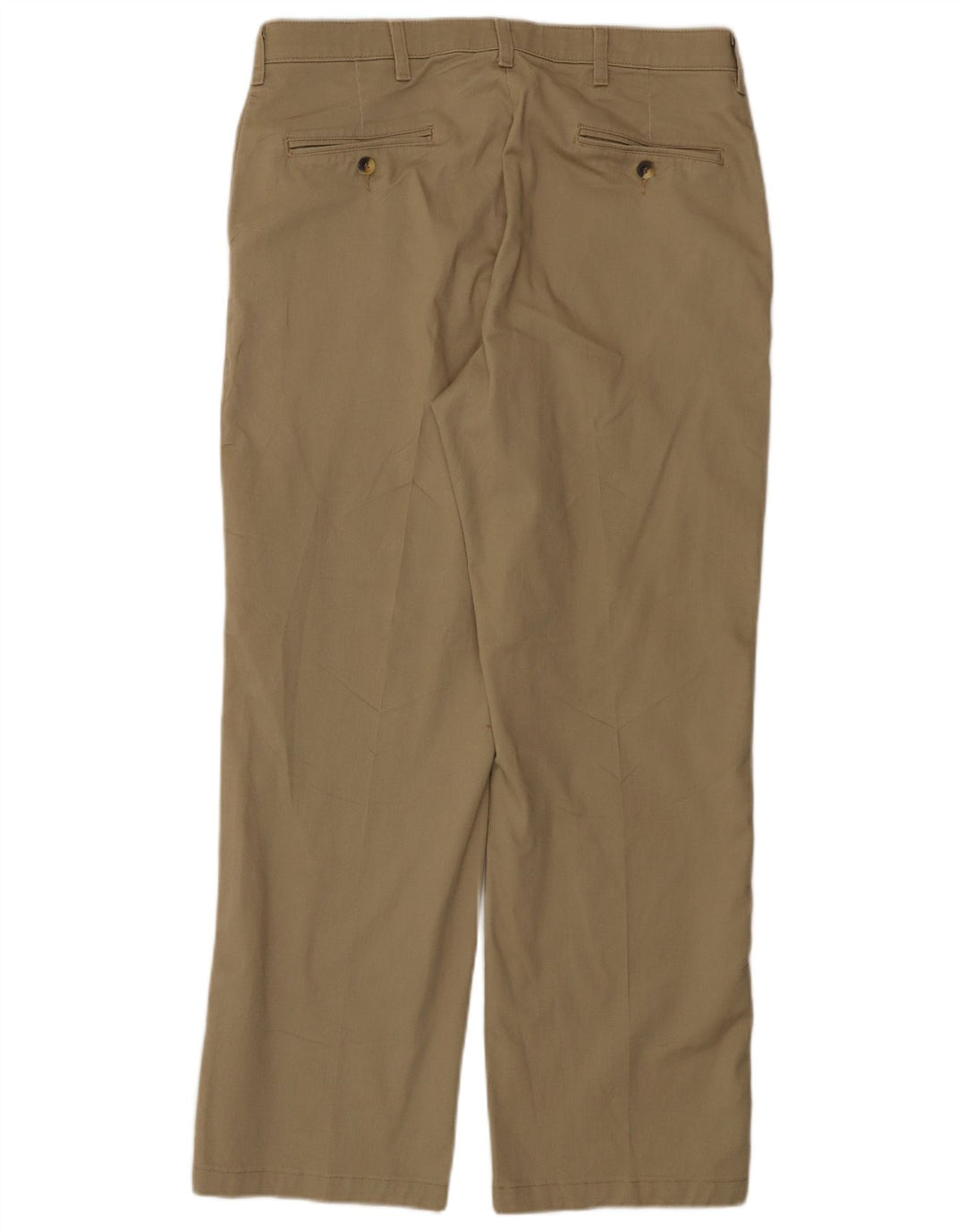 WRANGLER Pantalones chinos rectos de ajuste cómodo para hombre W34 L30 Algodón beige