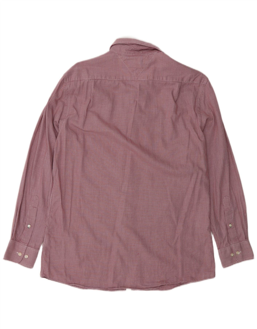 Tommy Hilfiger Camisa Slim Fit para Hombre Talla 15 1/2 Mediana Cuadros Rojos