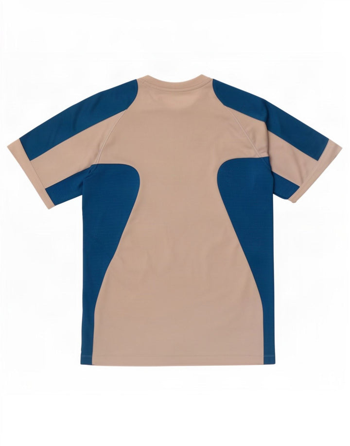 Camiseta Umbro Hombre Top Azul Medio Colorblock Poliéster
