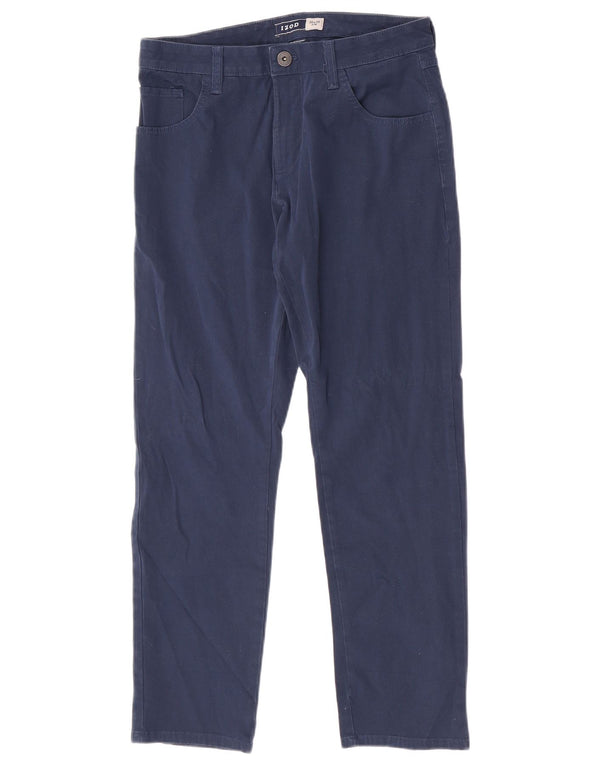 Izod Pantalón chino slim fit para hombre W30 L30 Algodón azul marino