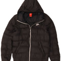 Nike - Chaqueta acolchada con capucha para hombre, talla 38, talla M, color negro