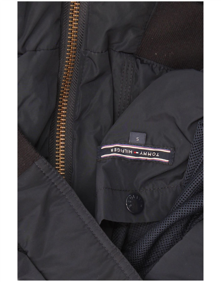 TOMMY HILFIGER Mens Bomber Jacket UK 36 Small Navy Blue