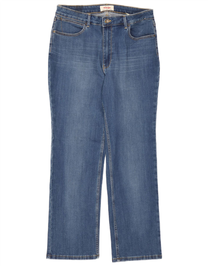 Vaqueros Wrangler Mujer Rectos W32 L30 Algodón Azul