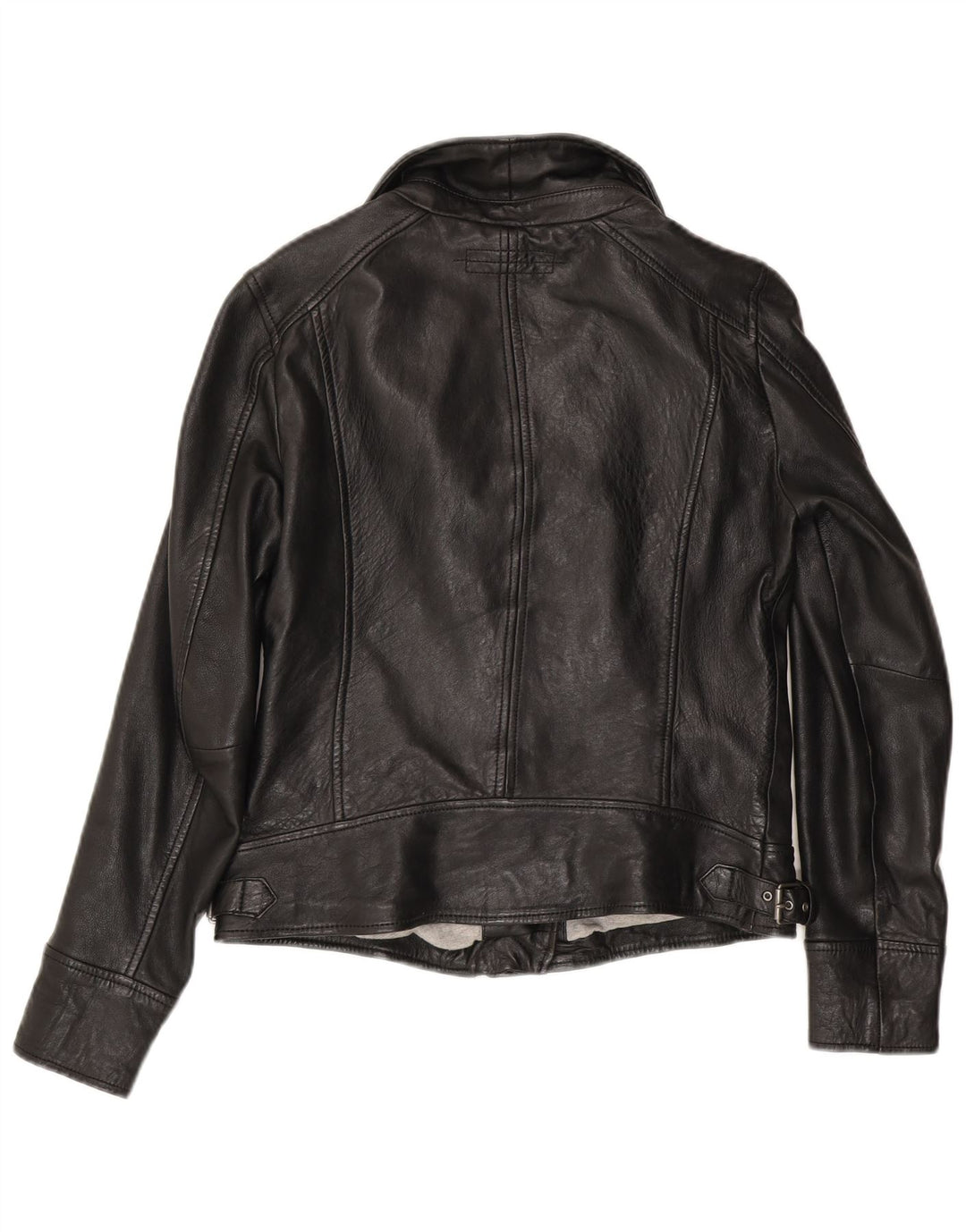 Oakwood Chaqueta motera de cuero para mujer Reino Unido 44 Grande Cuero negro