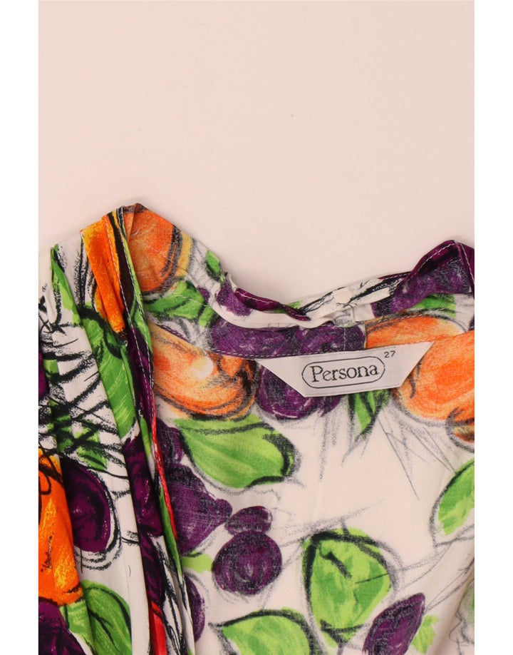 Persona Blusa Mujer Estampado Abstracto Top Talla 27 XL Multicolor