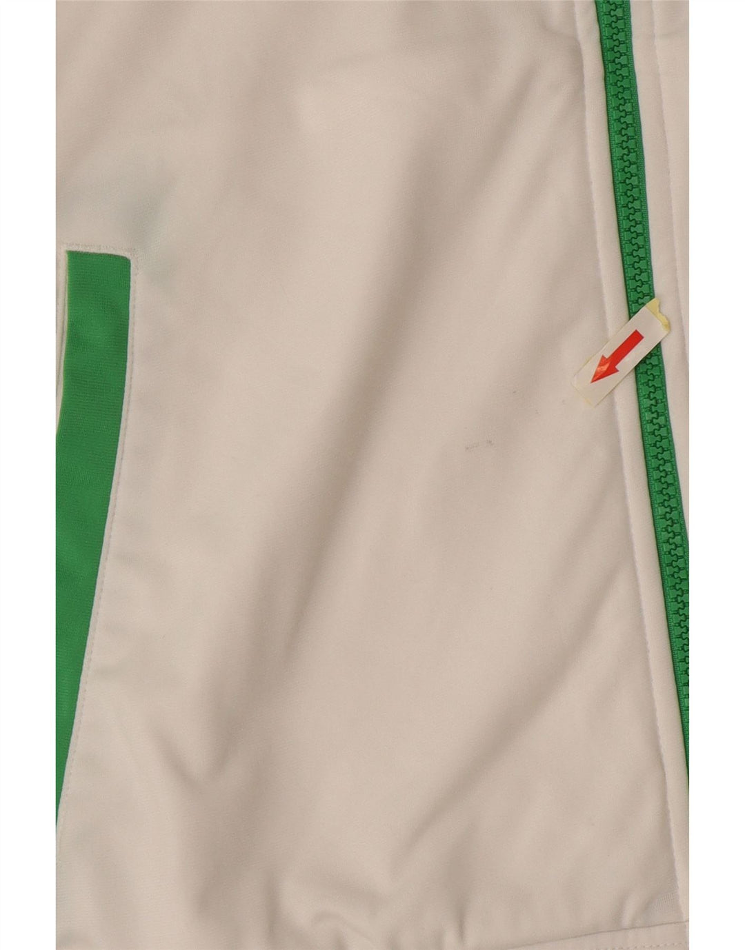 Puma Chaqueta De Chándal Superior Para Hombre Poliéster Color Block Blanco Mediano