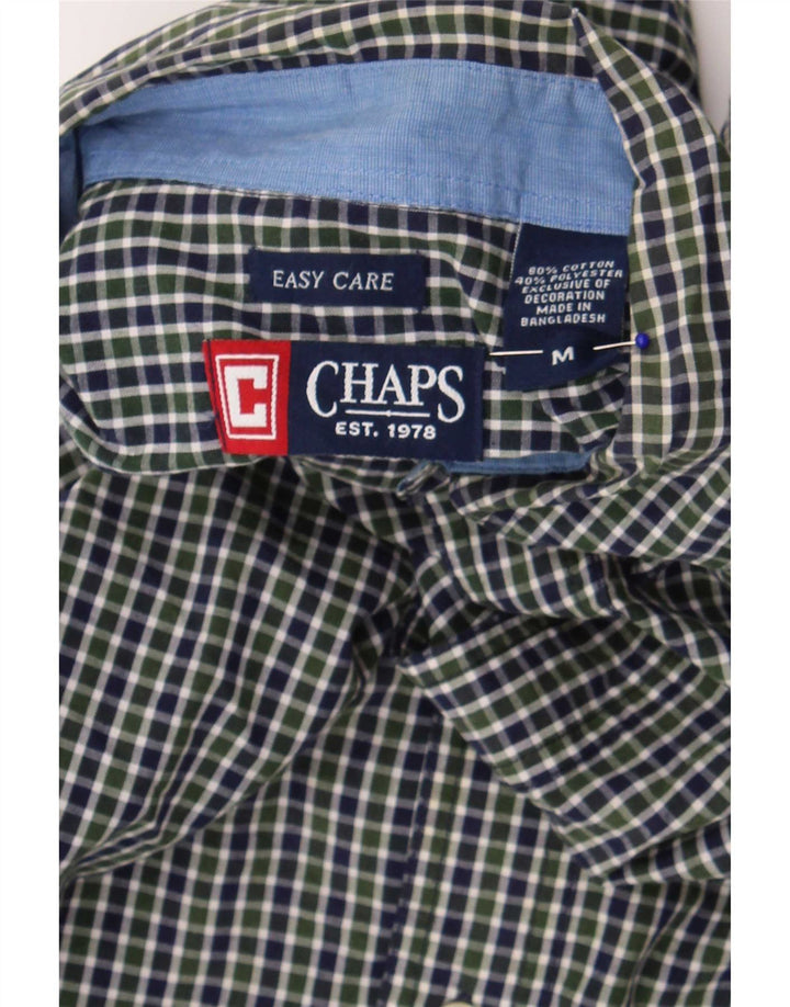 Chaps Camisa de corte clásico para hombre de algodón a cuadros verde medio