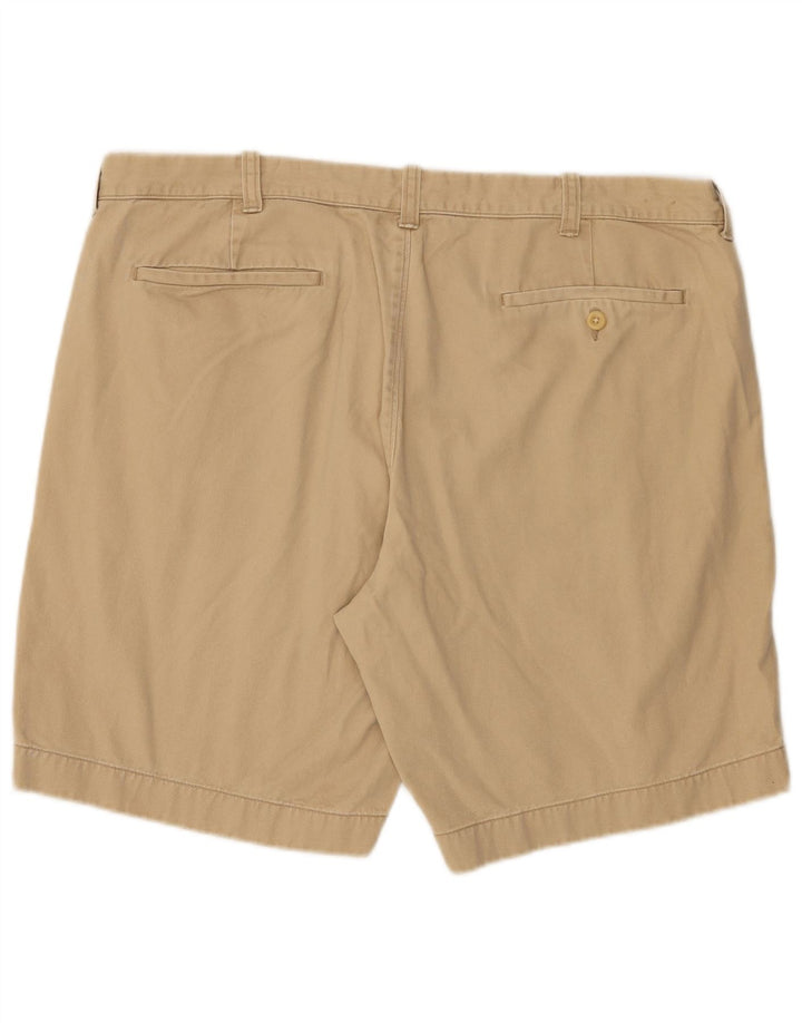 J. CREW Pantalones cortos chinos para hombre W38 XL Algodón beige