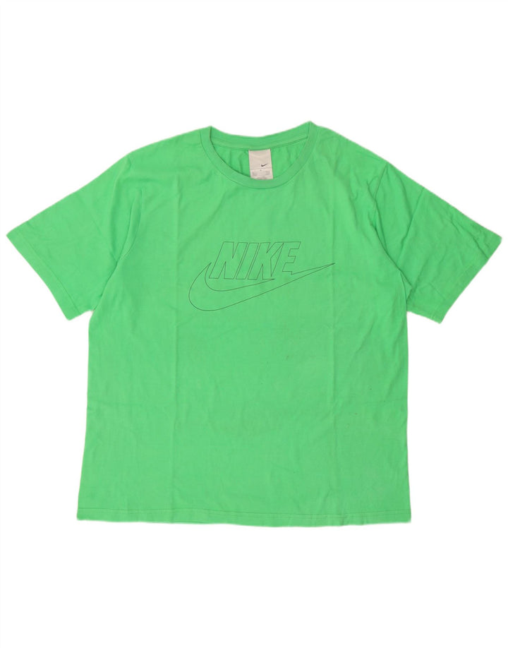 Nike - Camiseta gráfica para hombre, talla 45/47, algodón verde grande