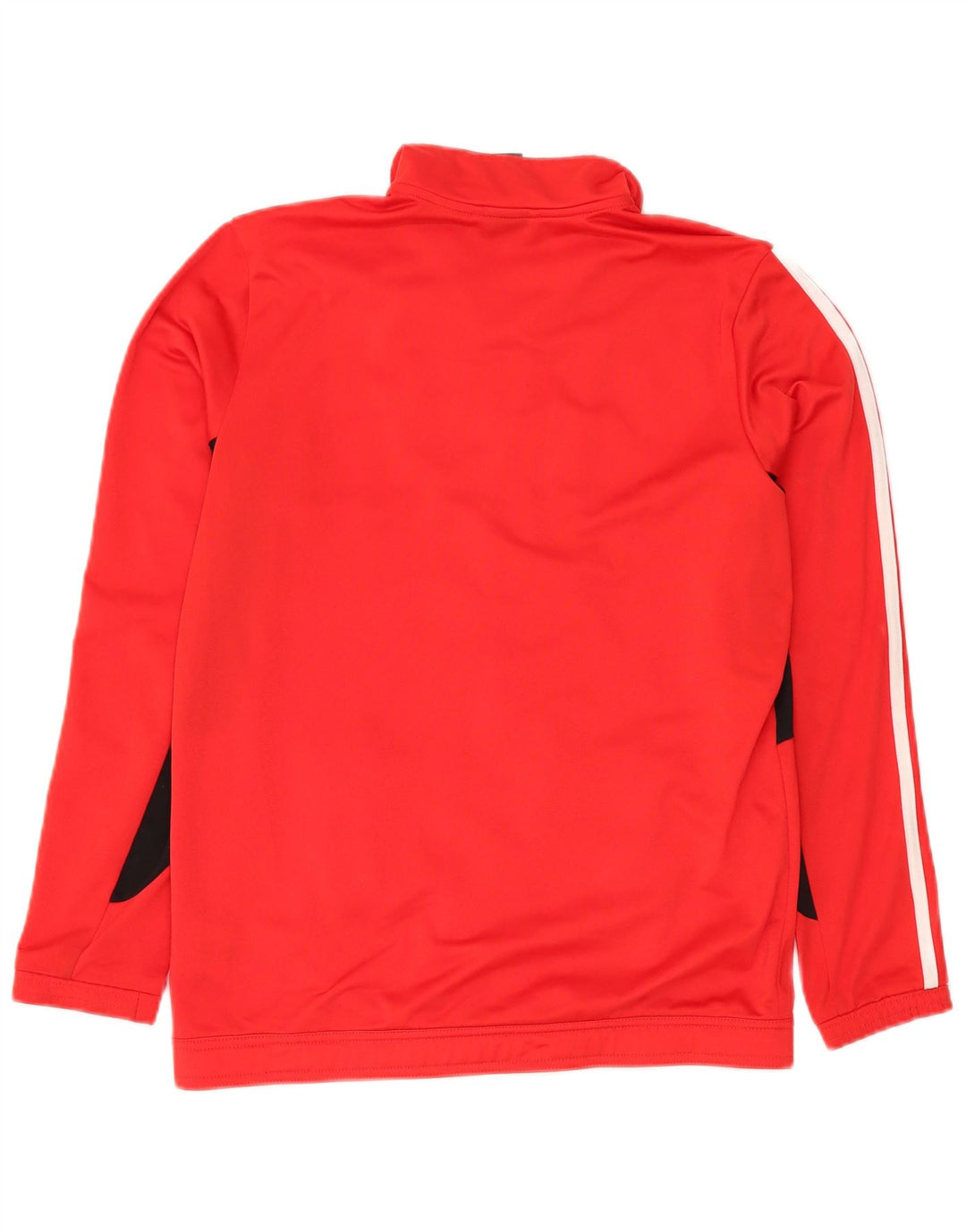ADIDAS Hombre Chándal Top Chaqueta Pequeña Rojo Colorblock Poliéster