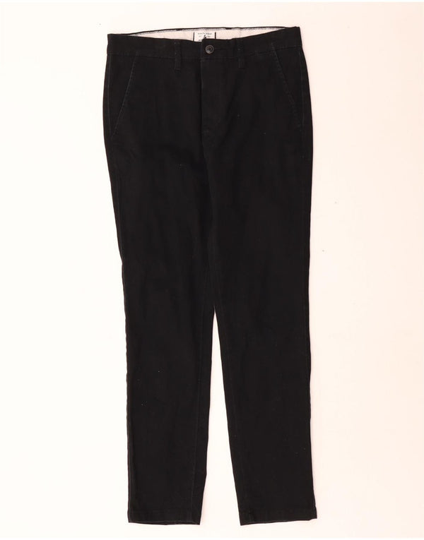 Jack & Jones Mens Slim Chino Pantalones W29 L30 Algodón Negro