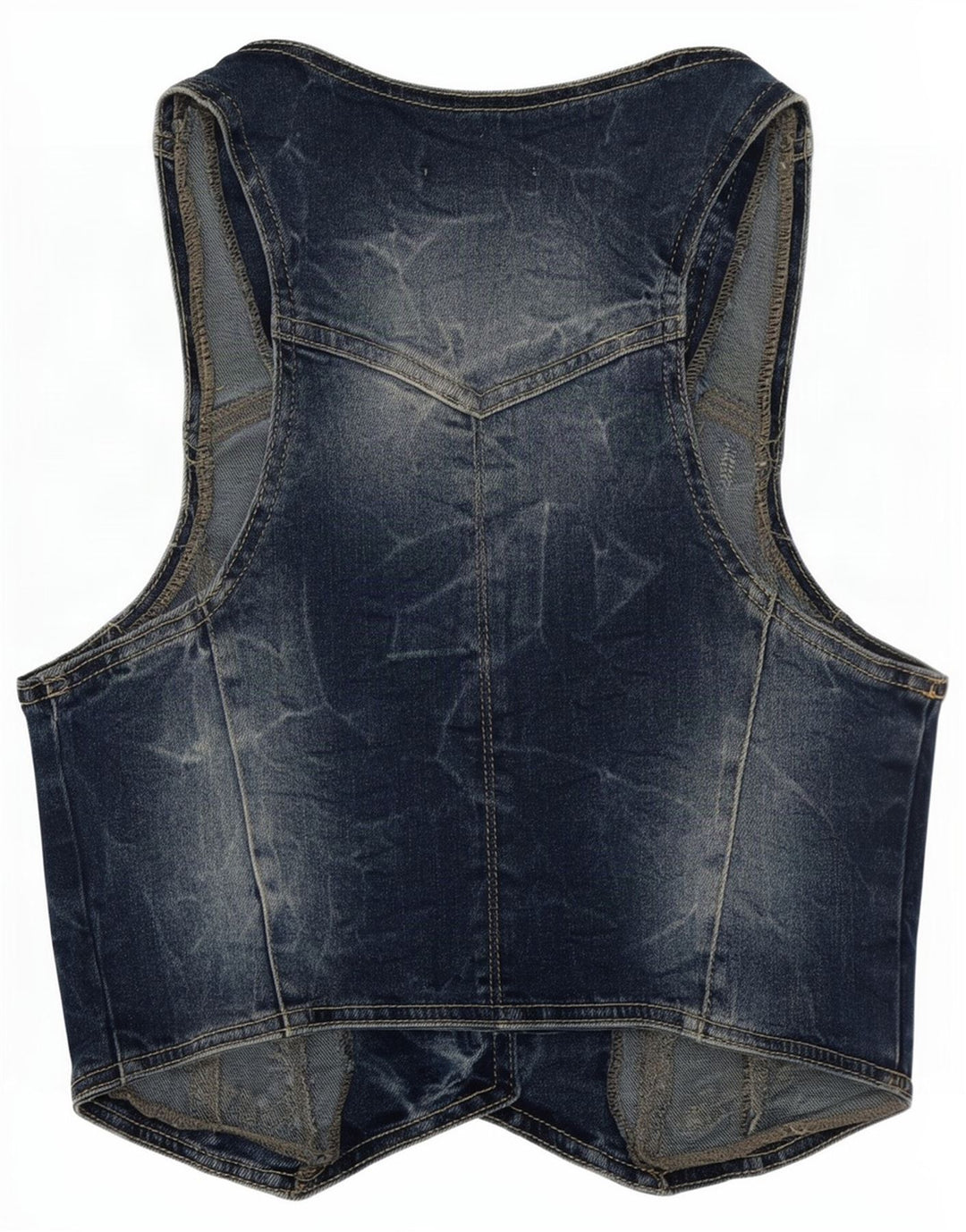 Pimkie Chaleco Vaquero para Mujer UK 8 Small Azul