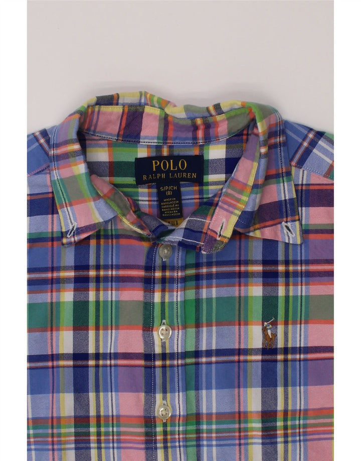 POLO RALPH LAUREN Camisa Niño 7-8 Años Small Multicolor Cuadros