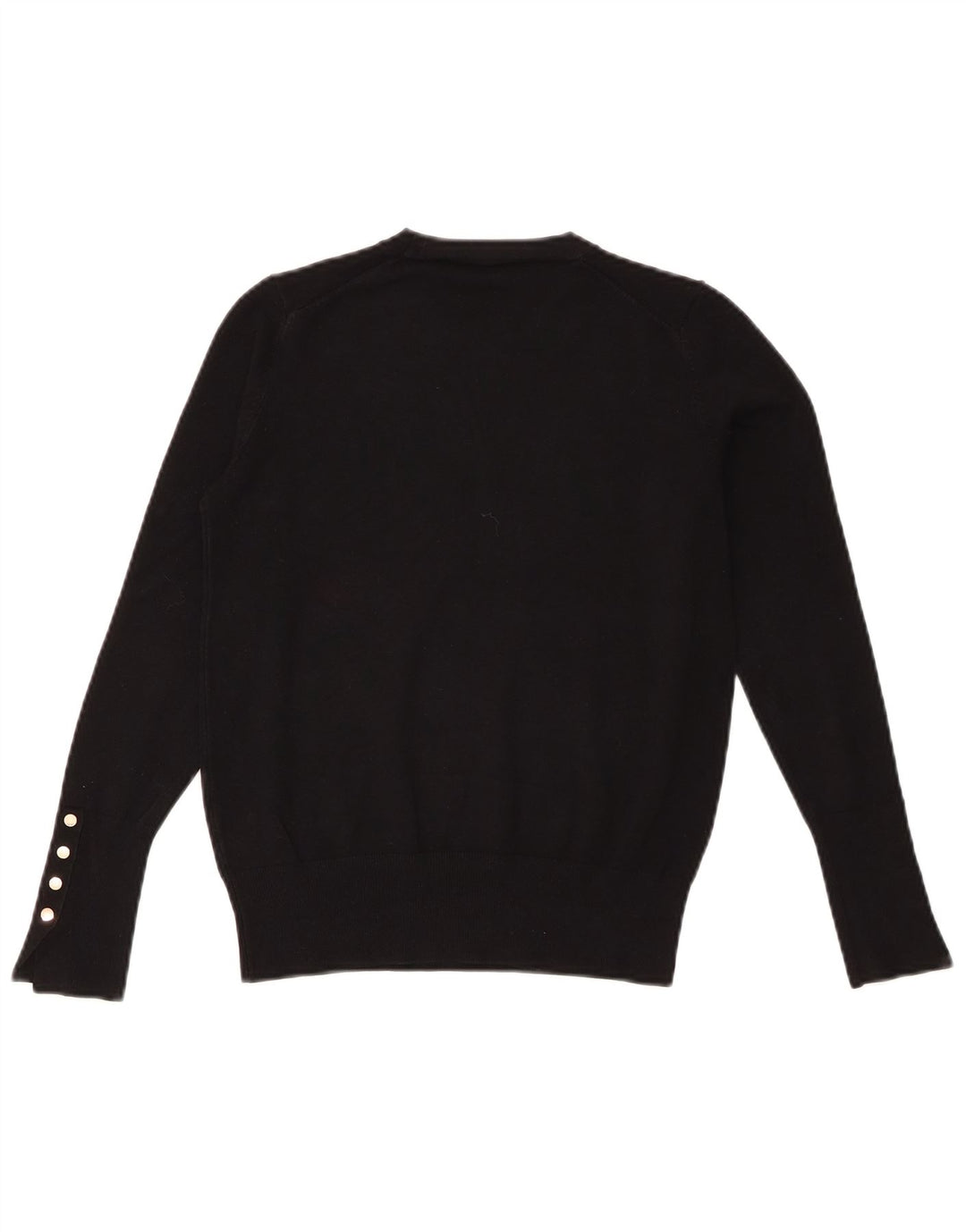 Zara - Jersey de cuello redondo para mujer, talla 40, talla M, color negro