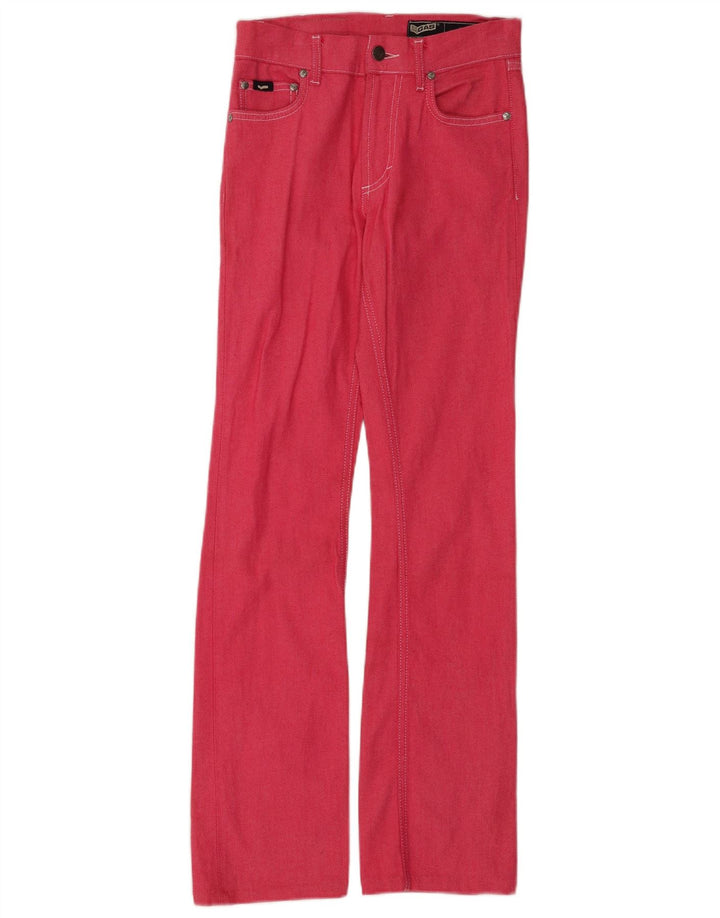 Vaqueros Bootcut Gas Mujer W26 L31 Algodón Rosa