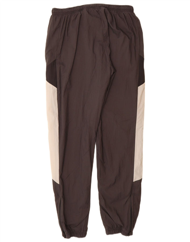Nike Pantalones de chándal para hombre Joggers Small de nailon color block negro