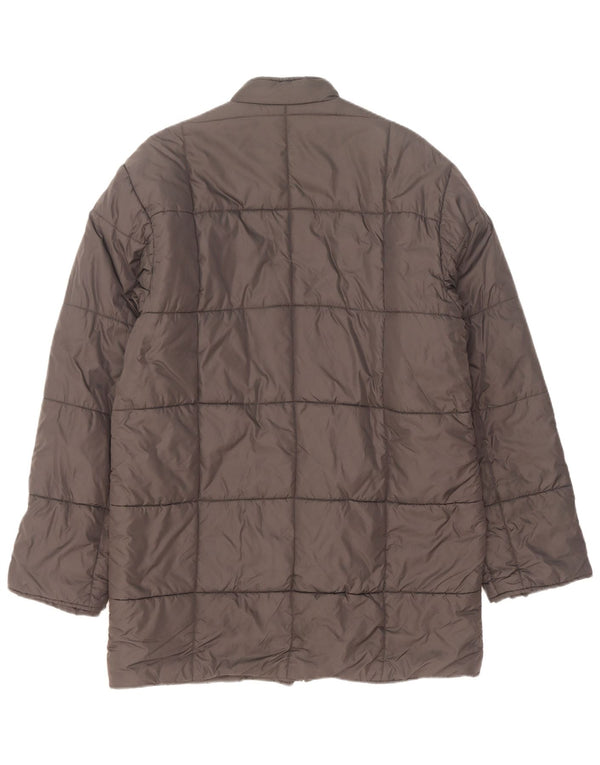 Alberto Aspesi Chaqueta acolchada para hombre ES 38 Nylon gris medio