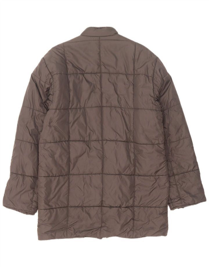 Alberto Aspesi Chaqueta acolchada para hombre ES 38 Nylon gris medio