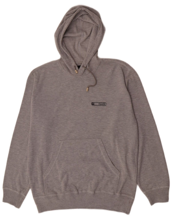 Gas Hombre Sudadera Con Capucha Jumper XL Gris Algodón