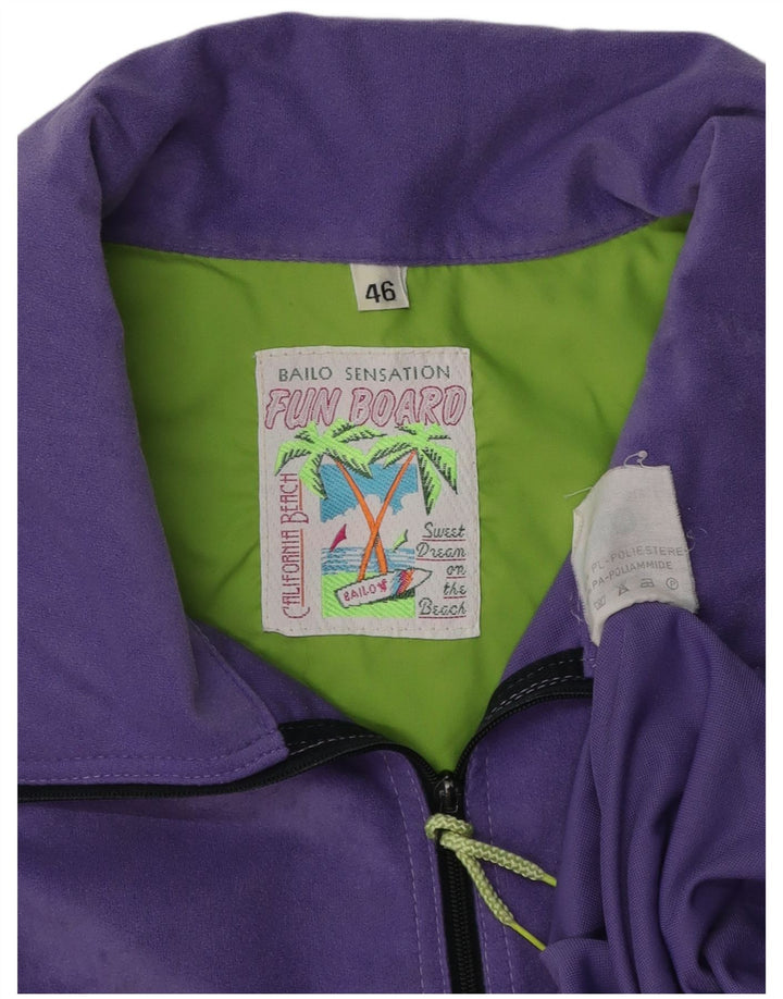 Bailo Top de chándal con estampado gráfico para mujer EU 46 XL Bloque de color morado