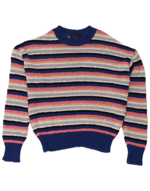 Marks & Spencer Suéter de Cuello Redondo para Mujer UK 10 Small Multicolor