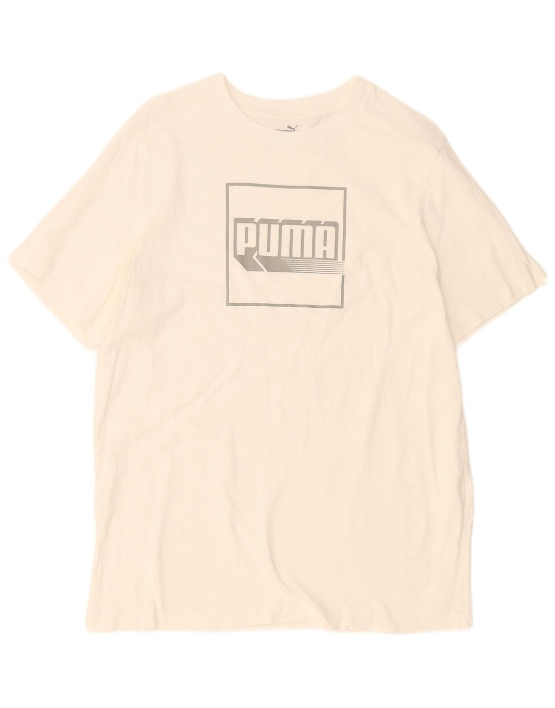 Puma - Camiseta gráfica para hombre, talla grande, color blanco