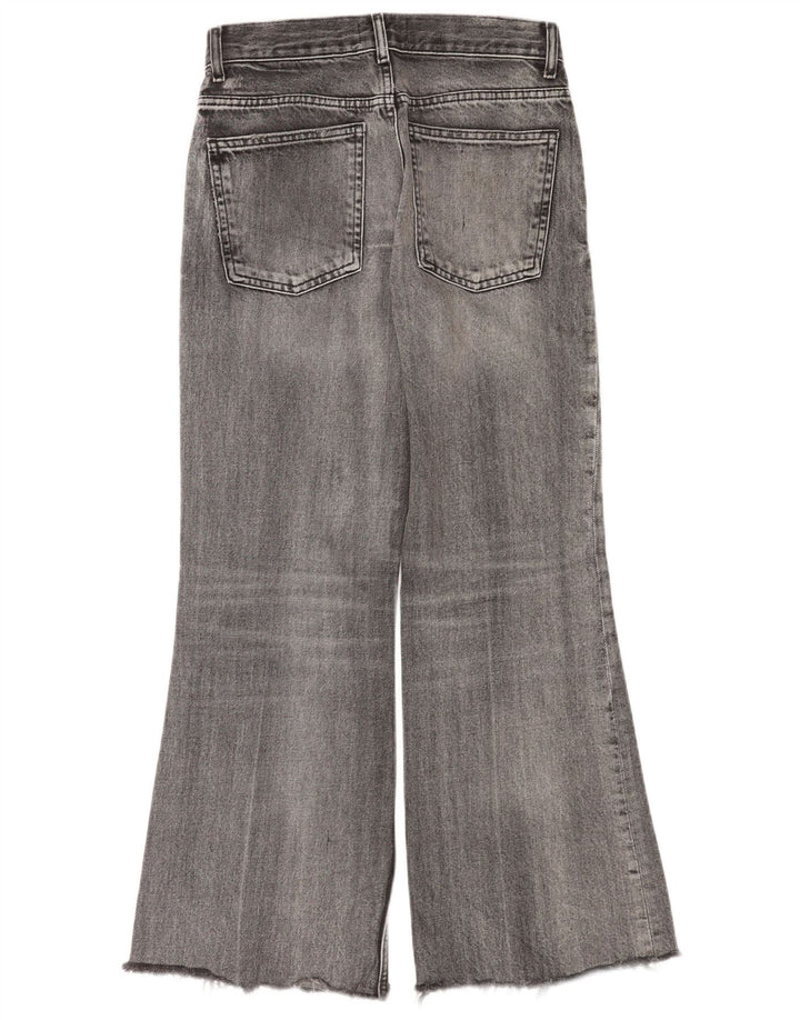 Zara Vaqueros Acampanados Mujer EU 36 XS W26 L30 Gris