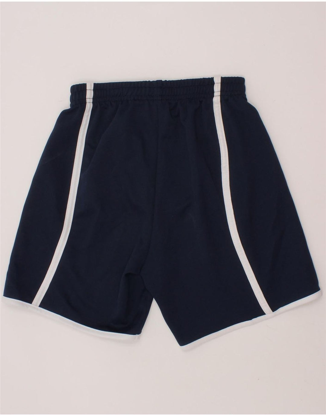 ASICS Boys Sport Shorts 9-10 Years Navy Blue Vintage Asics and Second-Hand Asics from Messina Hembry 