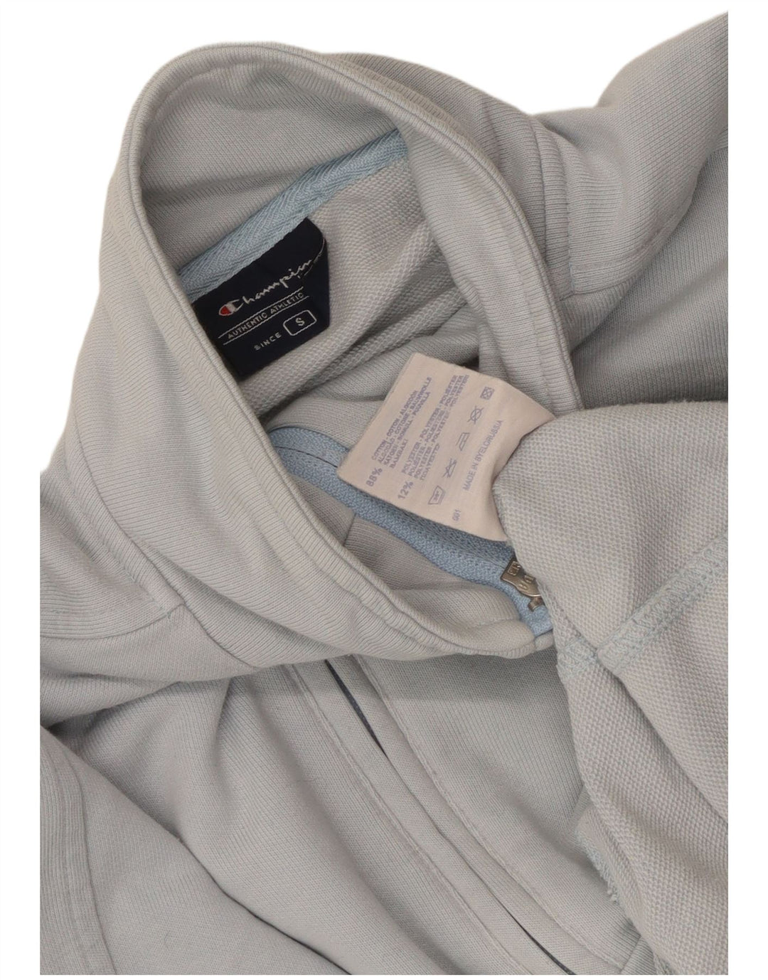 Champion Chaqueta de chándal para mujer UK 10 Small Blue Cotton