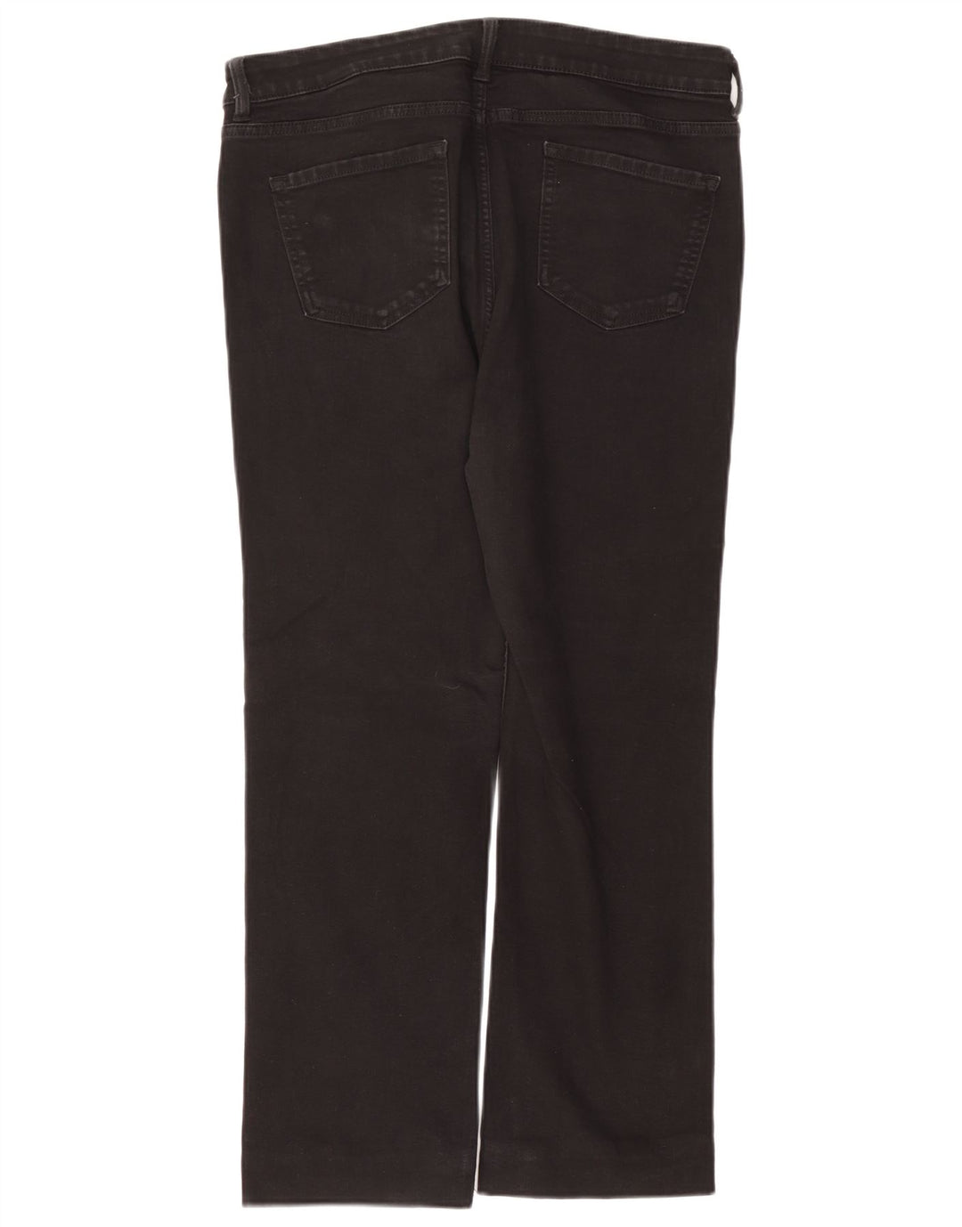 Marks & Spencer Vaqueros Eva Regular Bootcut para Mujer UK 18 XL W36 L27 Negro
