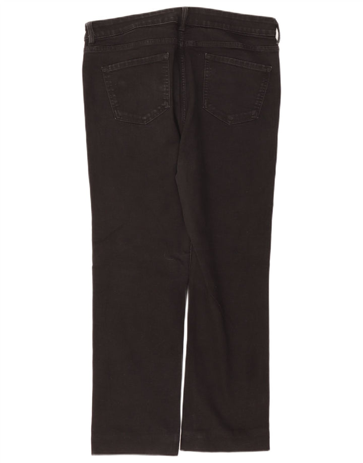 Marks & Spencer Vaqueros Eva Regular Bootcut para Mujer UK 18 XL W36 L27 Negro