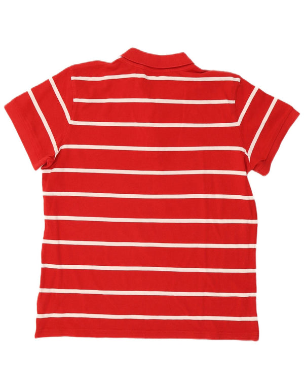 Adidas Polo Hombre XL Algodón Rayas Rojas
