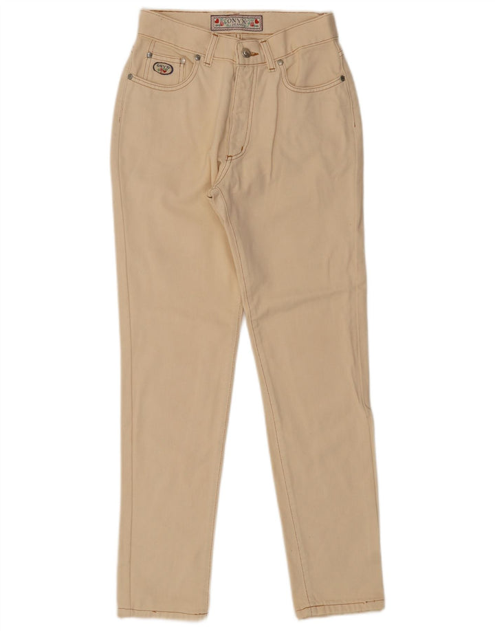 Vaqueros Slim Mujer Onyx W29 L29 Algodón Beige