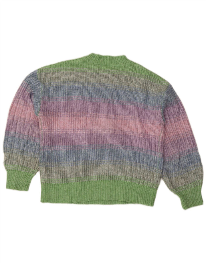 Marks & Spencer Jersey de cuello redondo para mujer, talla 40, talla M, multicolor