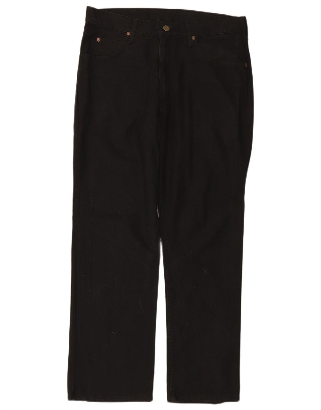 Vaqueros rectos Lee para hombre W33 L28 Algodón negro