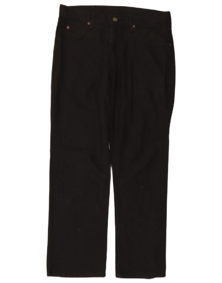 Vaqueros rectos Lee para hombre W33 L28 Algodón negro