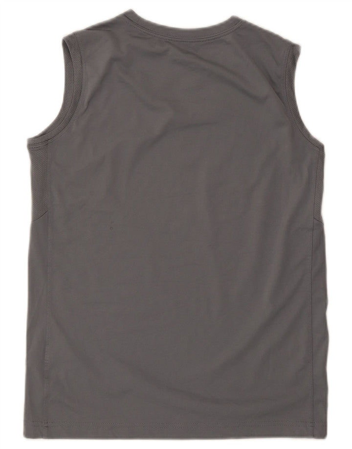 Nike Boys Dri Fit Graphic Vest Top 12-13 años Grande Gris Poliéster
