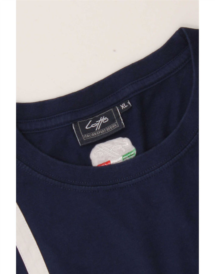 Camiseta Lotto Hombre Top XL Azul Marino