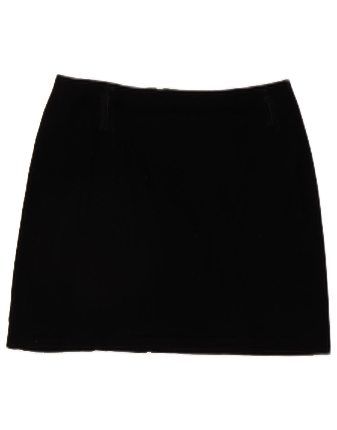 MAX & CO. Falda de pana para mujer UK 10 Small W27 Acrílico negro