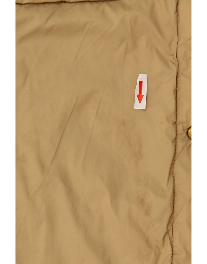 Zara Mujer Abrigo UK 46 Grande Poliéster Beige