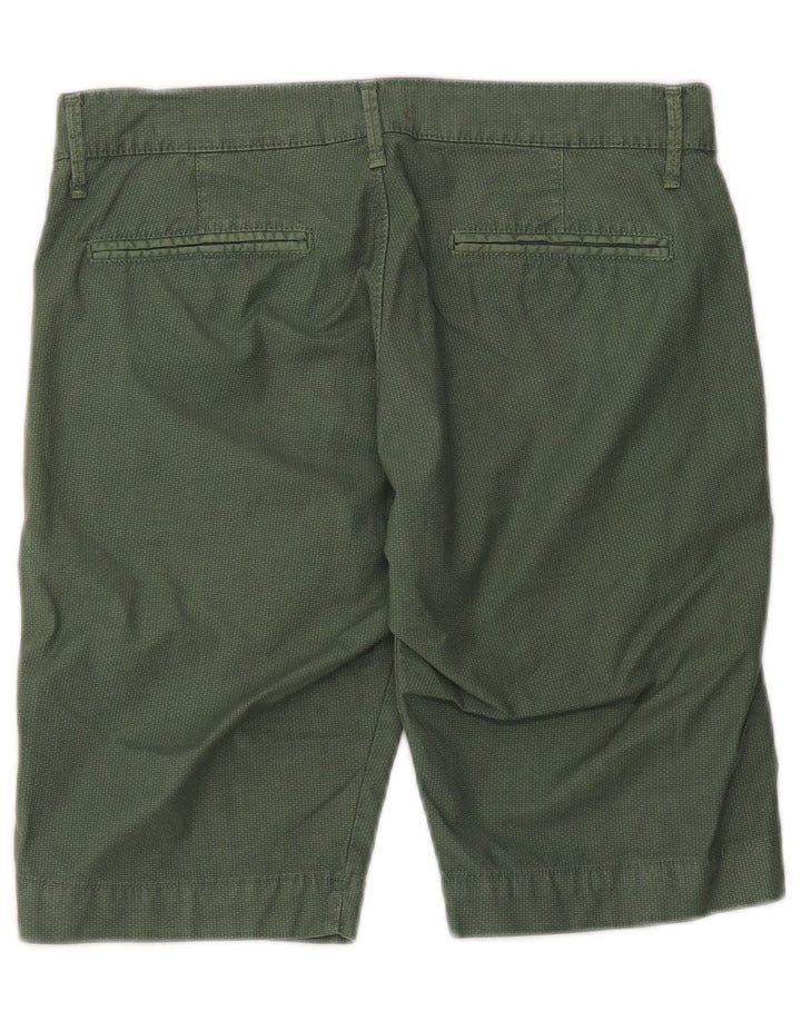 Coveri Pantalones cortos chinos para hombre IT 48 Medium W32 Algodón verde