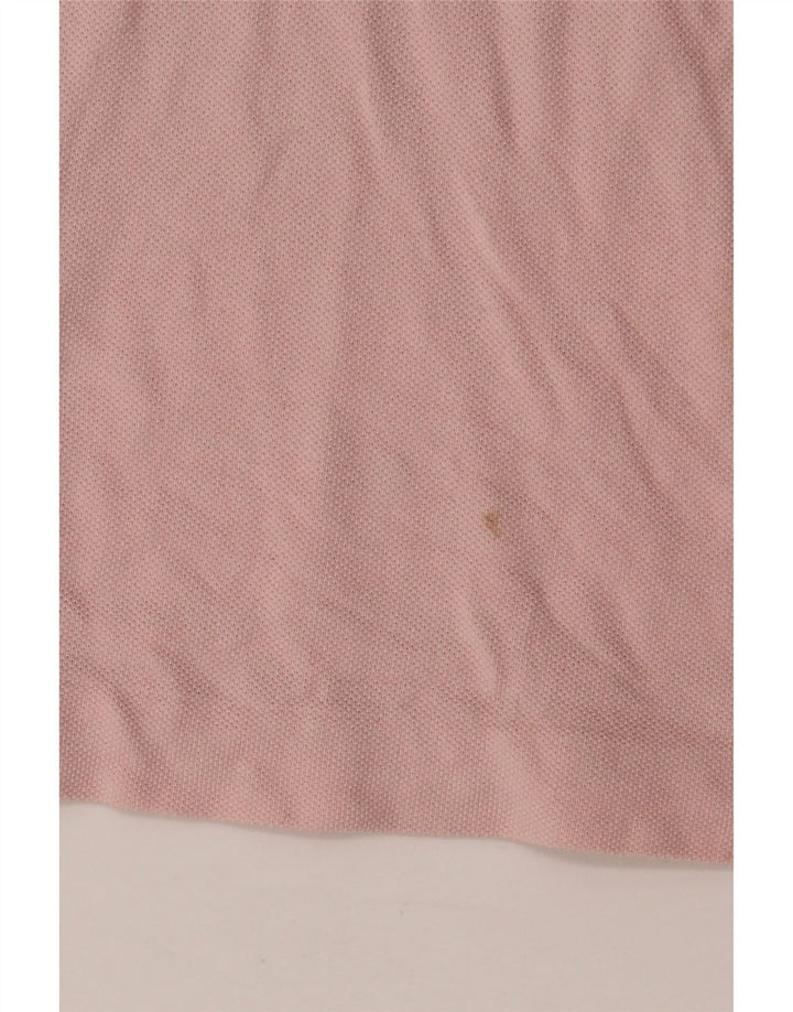 Polo Lacoste para hombre talla 4 algodón rosa mediano