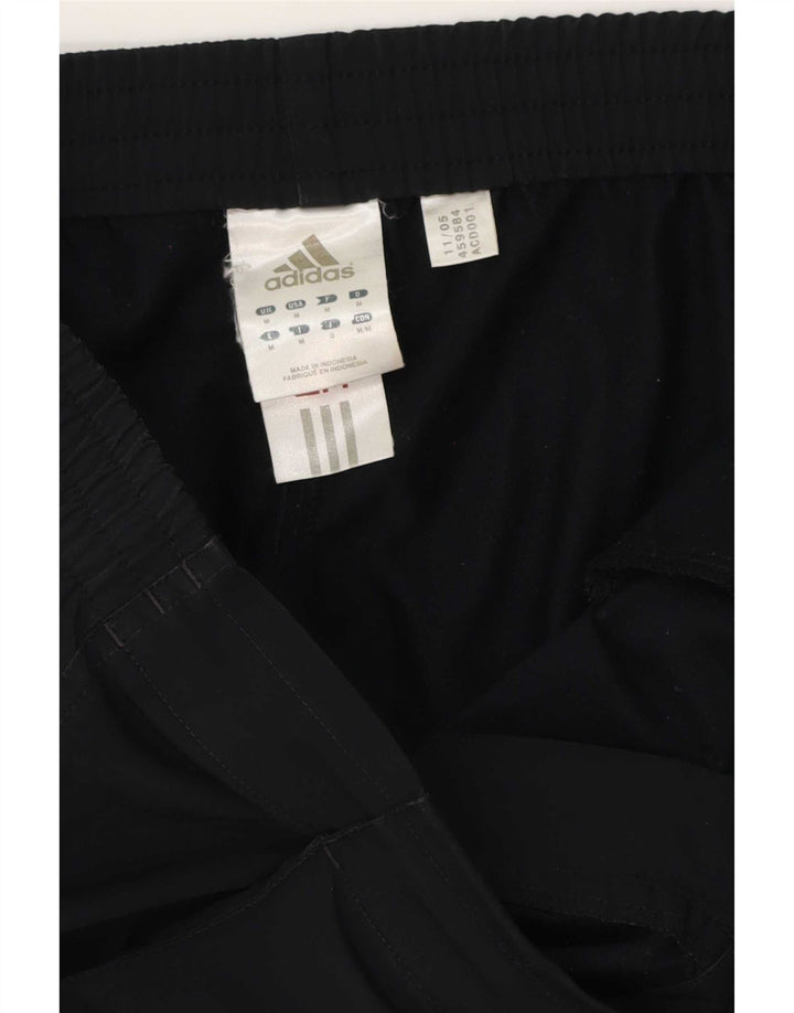 Adidas Mens Cargo Bermuda Shorts Medium W34 Poliéster Negro