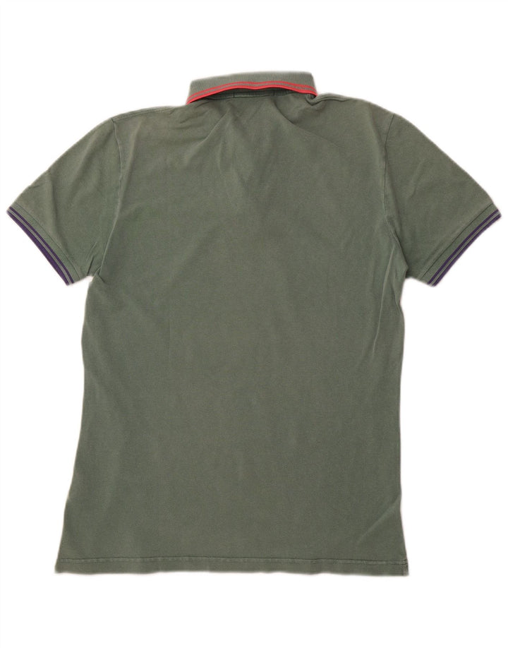 FRED PERRY Polo Slim Fit para Hombre Algodón Verde Pequeño